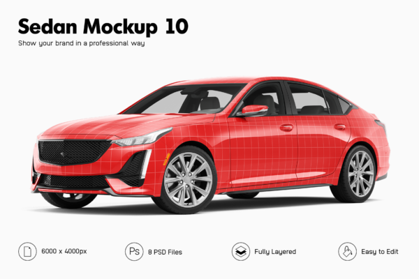 cadillac ct5v car mockup