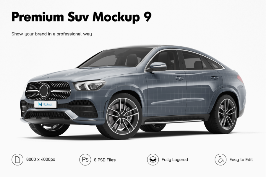 mercedes gle mockup