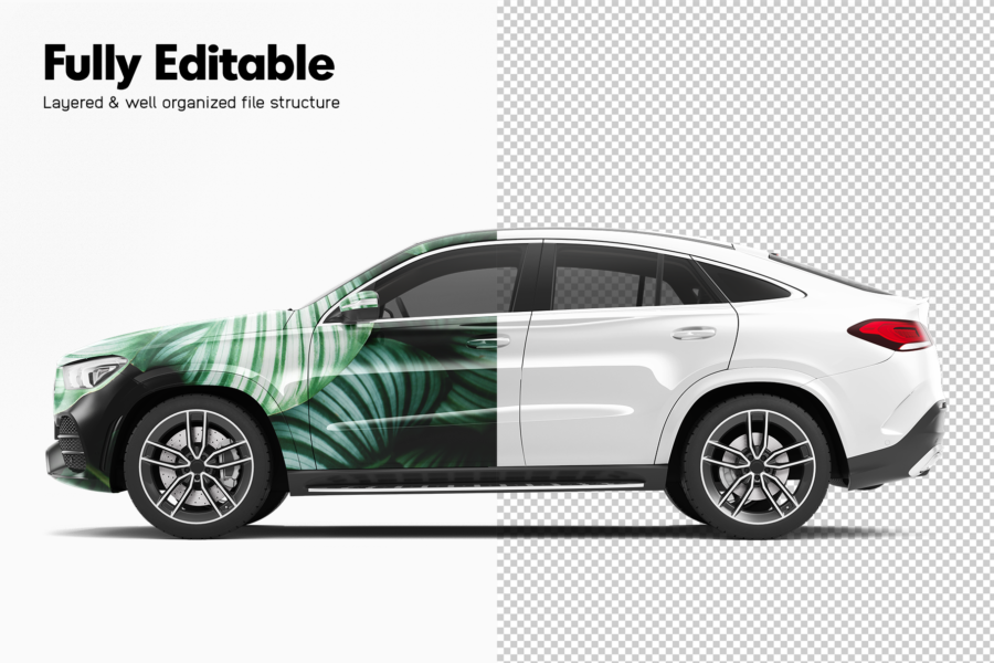 mercedes gle mockup