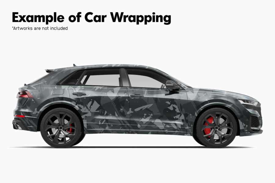 audi q8 suv mockup