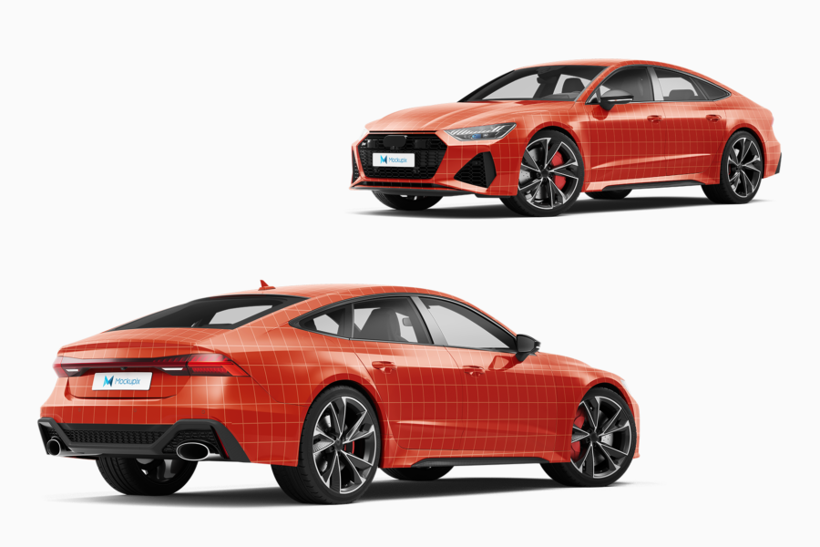 audi rs7 mockup