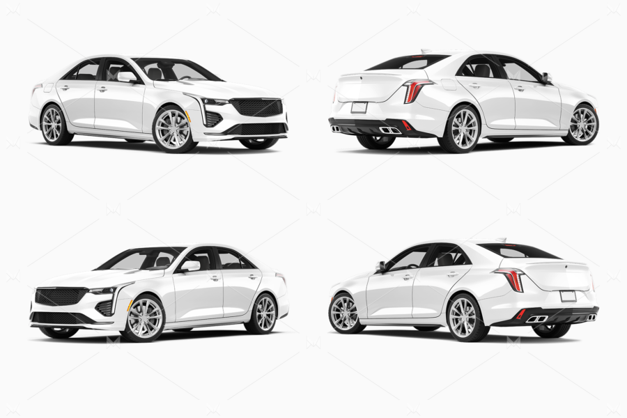 cadillac ct4v photoshop mockup