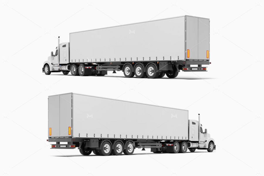 kenworth w990 mockup