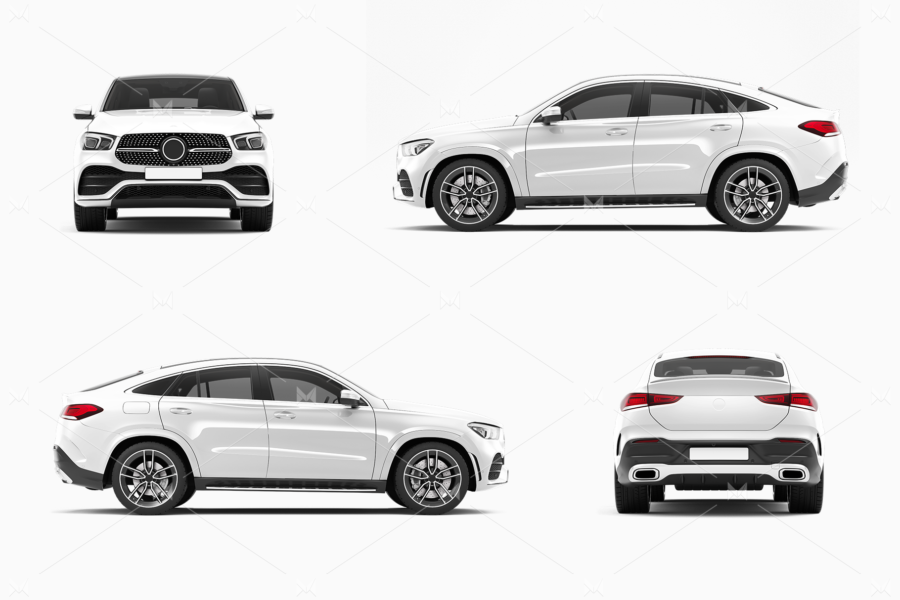 mercedes gle mockup