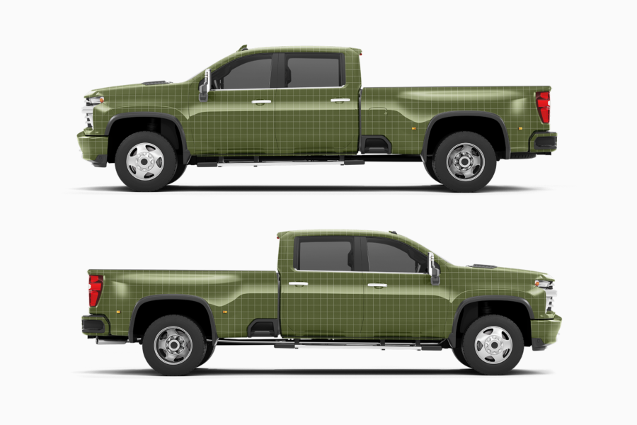 chevrolet silverado adobe photoshop mockup