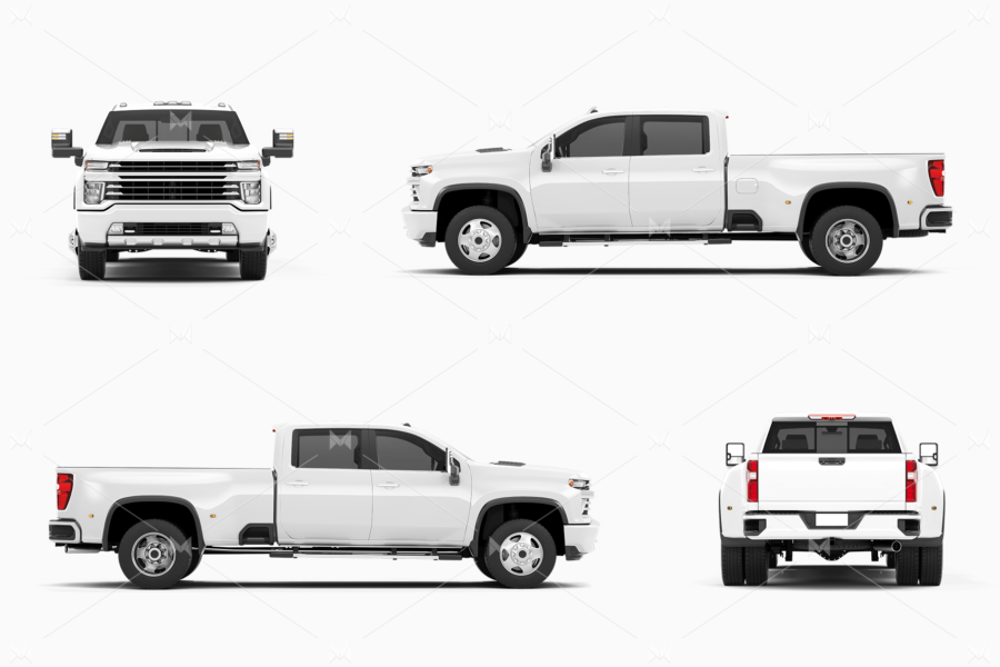 chevrolet silverado adobe photoshop mockup