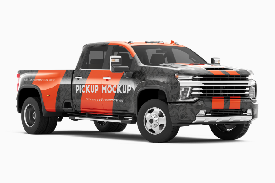 chevrolet silverado adobe photoshop mockup