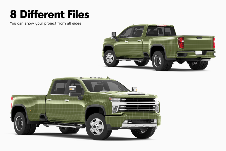 chevrolet silverado adobe photoshop mockup