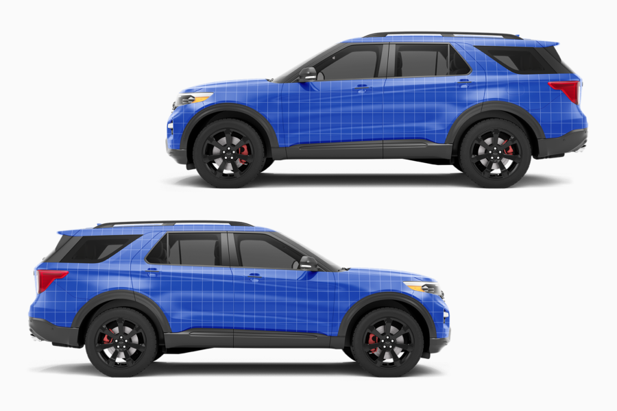 ford explorer st mockup