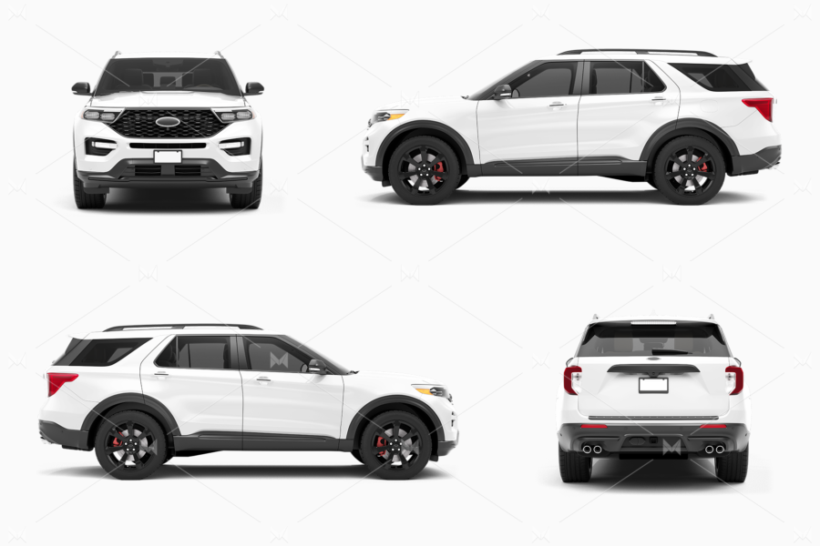 ford explorer st mockup