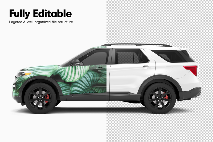 ford explorer st mockup