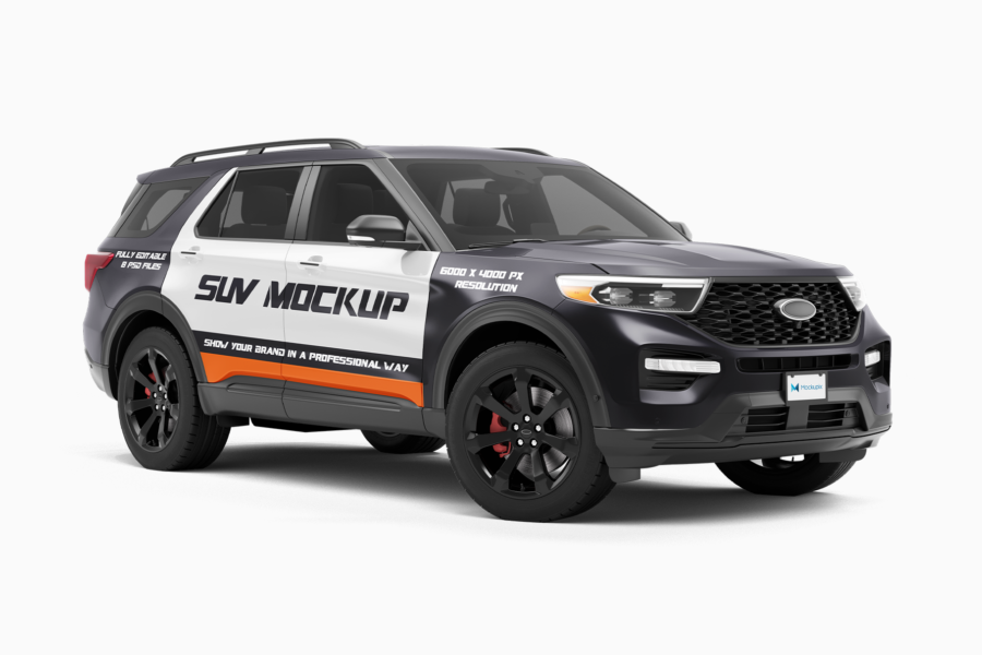 ford explorer st mockup