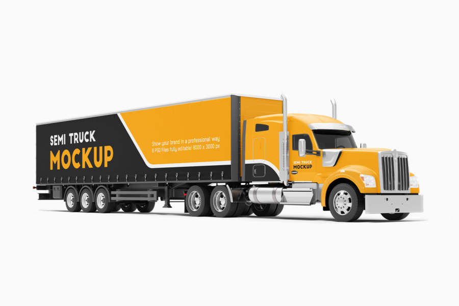 kenworth w990 mockup