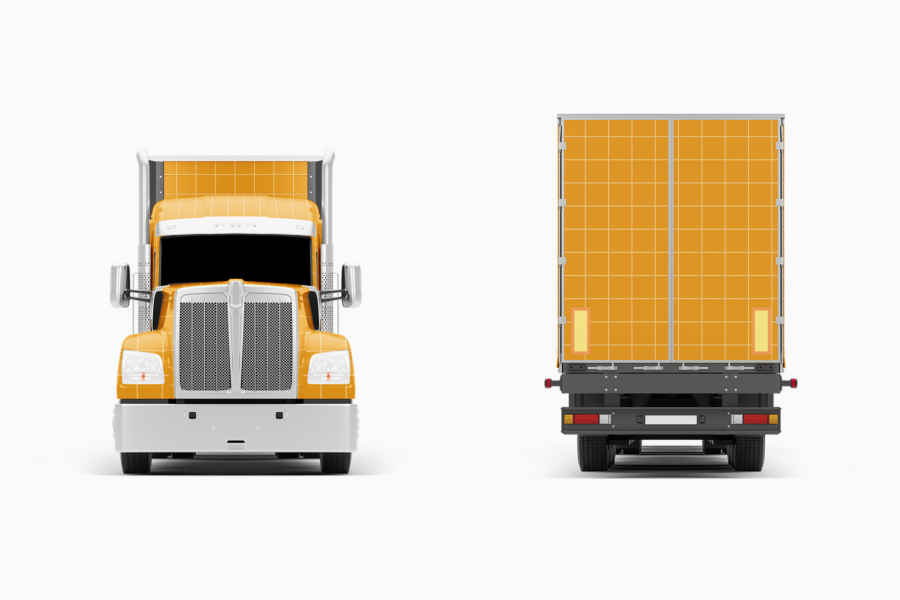 kenworth w990 mockup