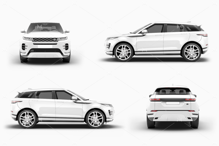 land rover evoque mockup