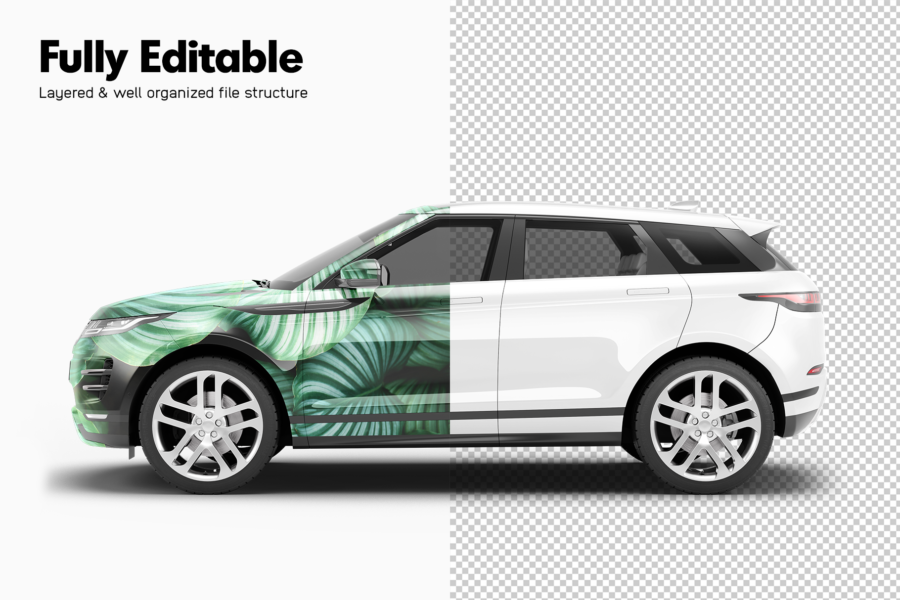 land rover evoque mockup