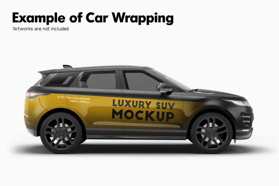 land rover evoque mockup