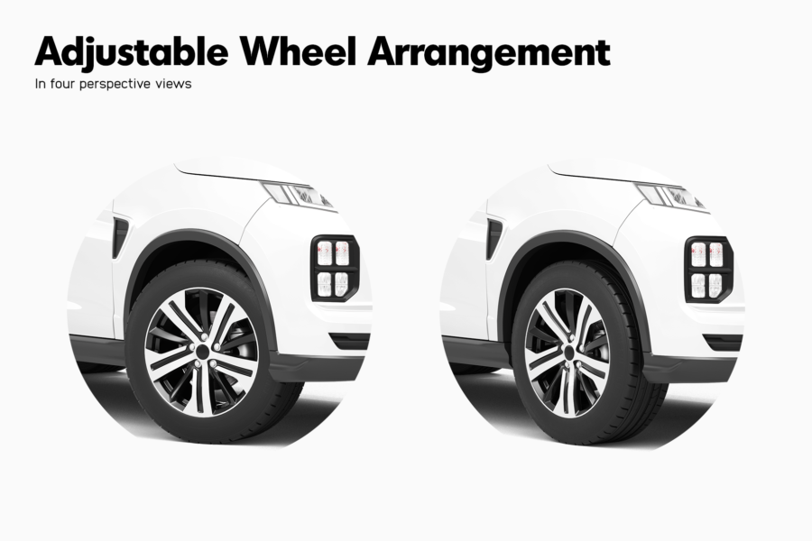 mitsubishi asx suv mockup