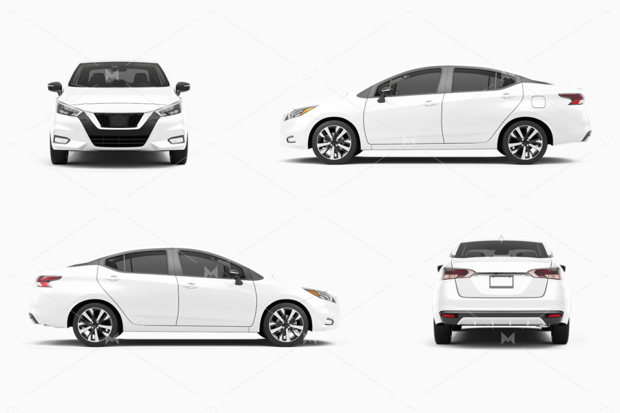 nissan versa mockup