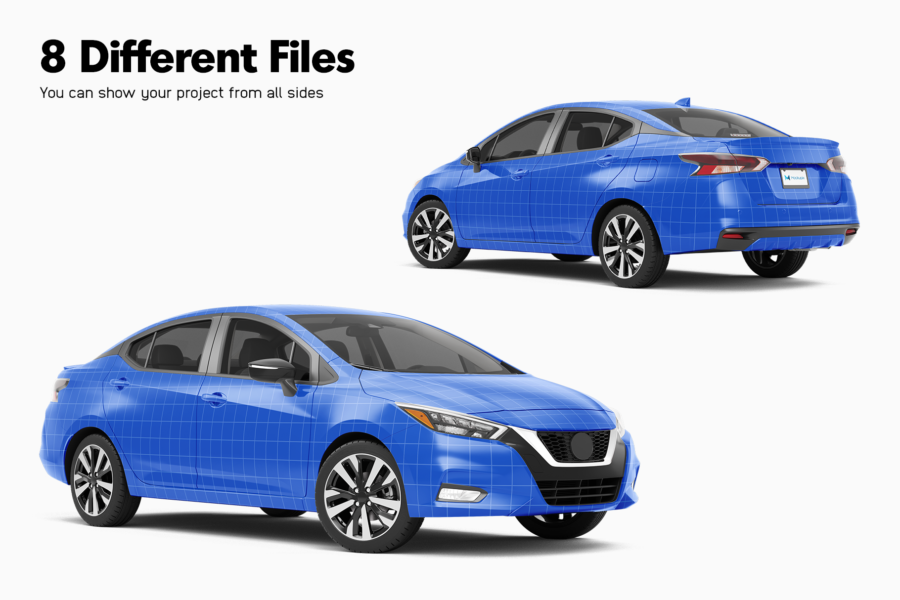 nissan versa mockup