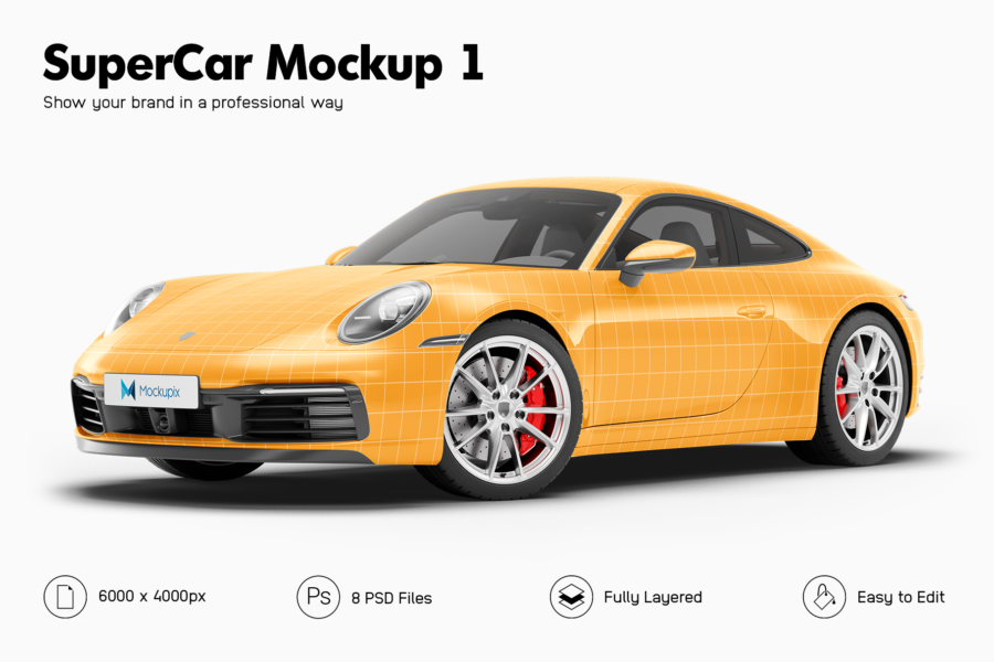 porsche 911 mockup