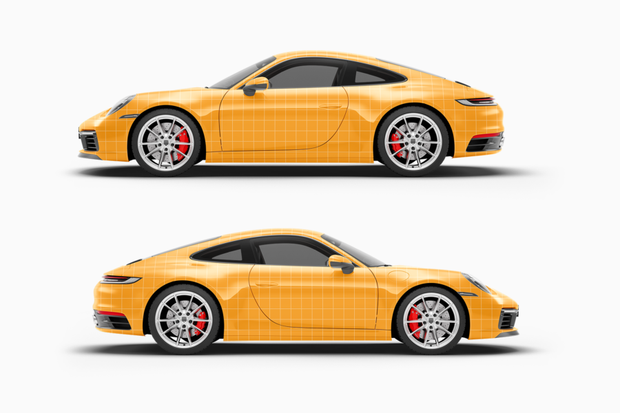 porsche 911 mockup