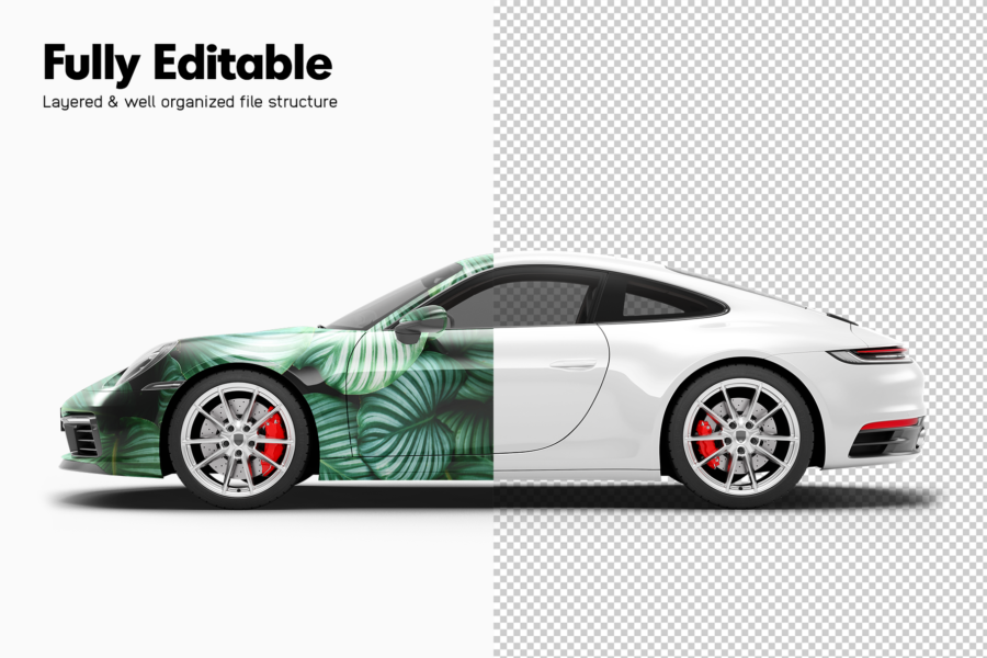 porsche 911 mockup