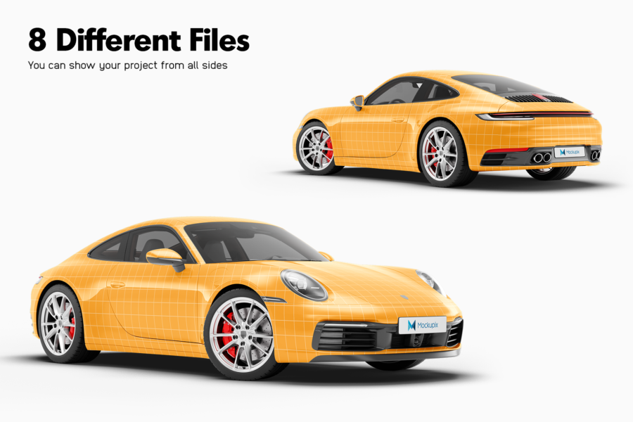 porsche 911 mockup