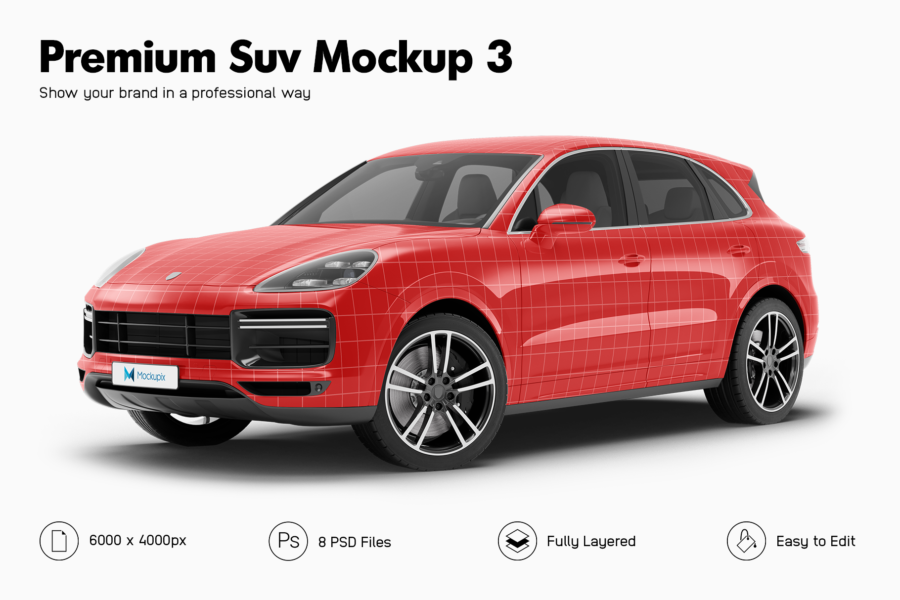 porsche cayenne mockup