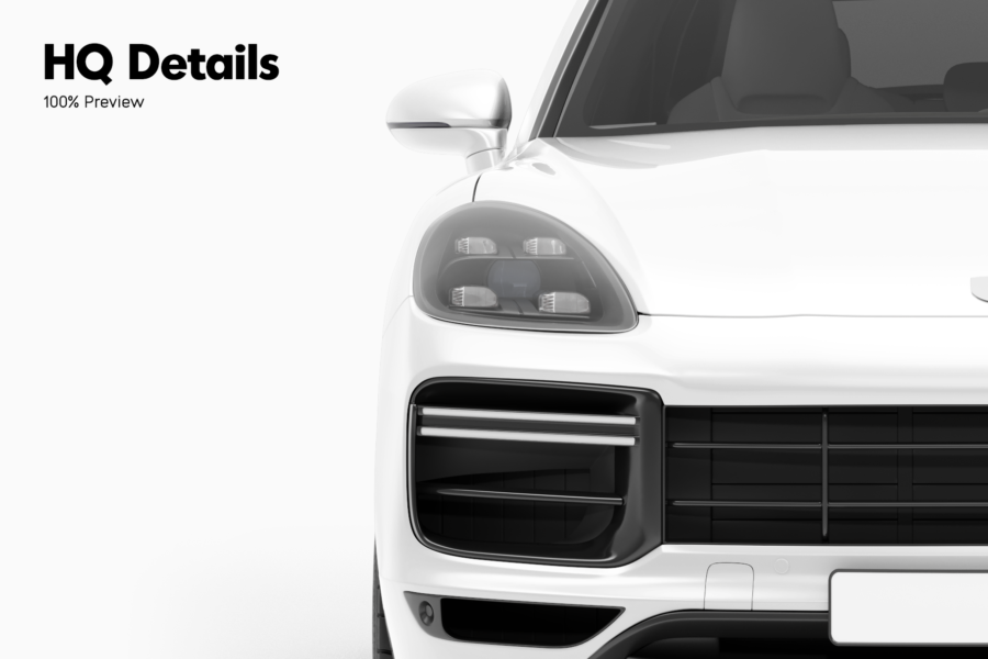 porsche cayenne mockup