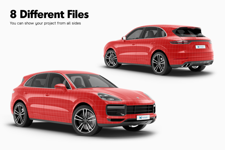 porsche cayenne mockup