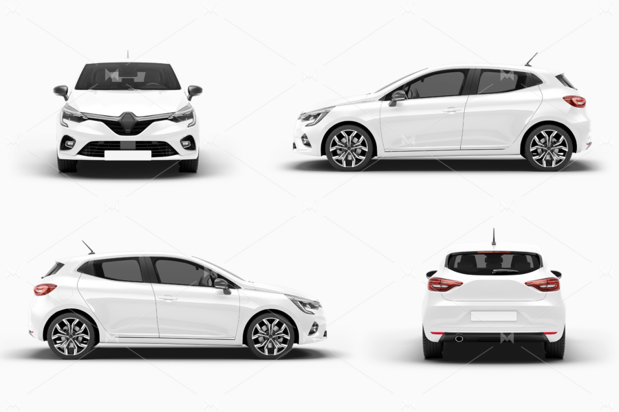 renault clio mockup