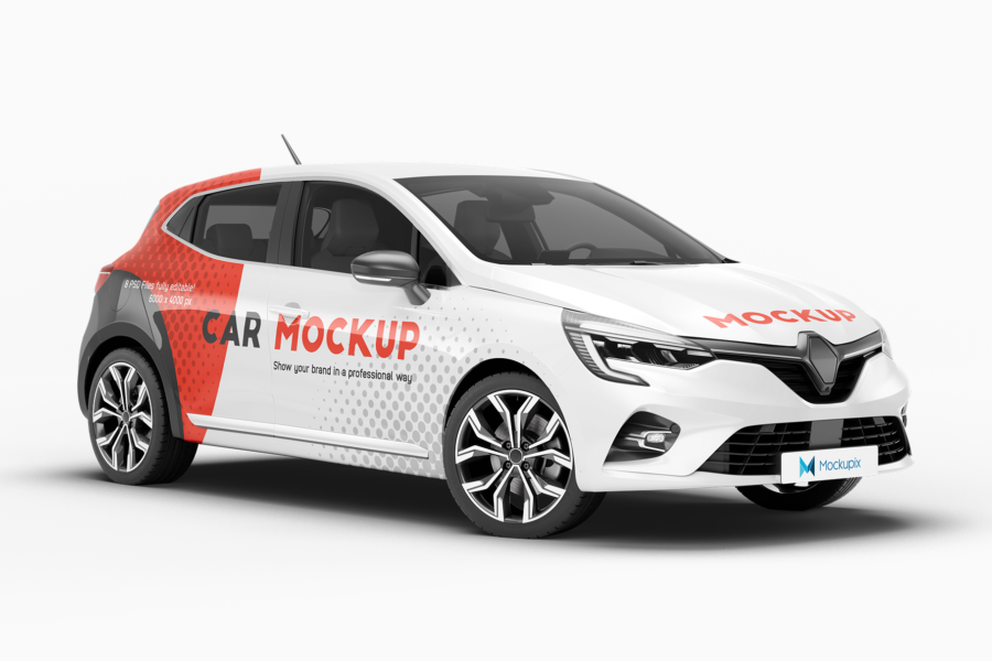 renault clio mockup