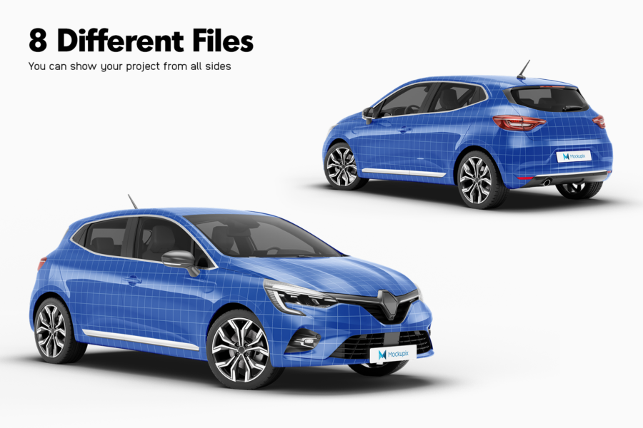 renault clio mockup