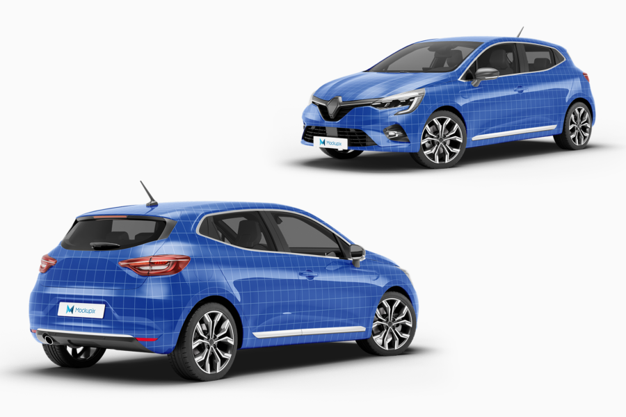 renault clio mockup