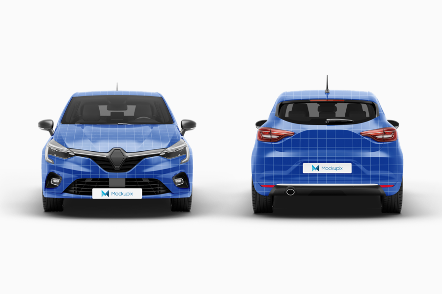 renault clio mockup