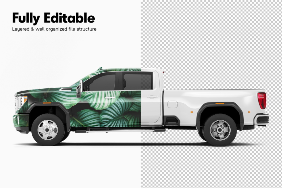 sierra denali 3500 adobe photoshop mockup