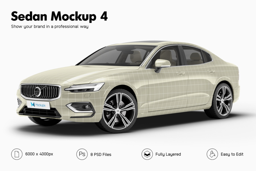 volvo s60 mockup