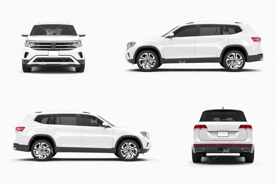 volkswagen atlas mockup