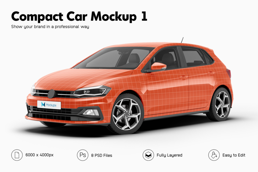 volkswagen polo mockup