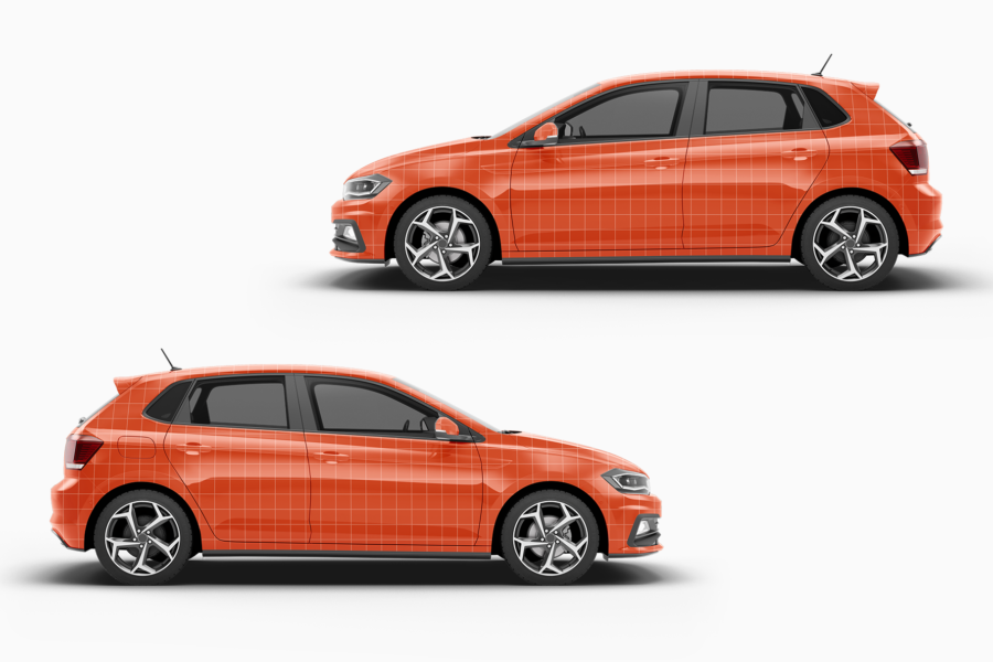 volkswagen polo mockup