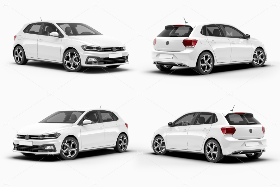 volkswagen polo mockup