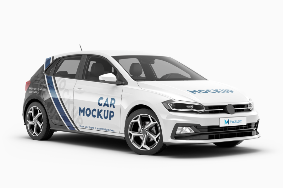 volkswagen polo mockup