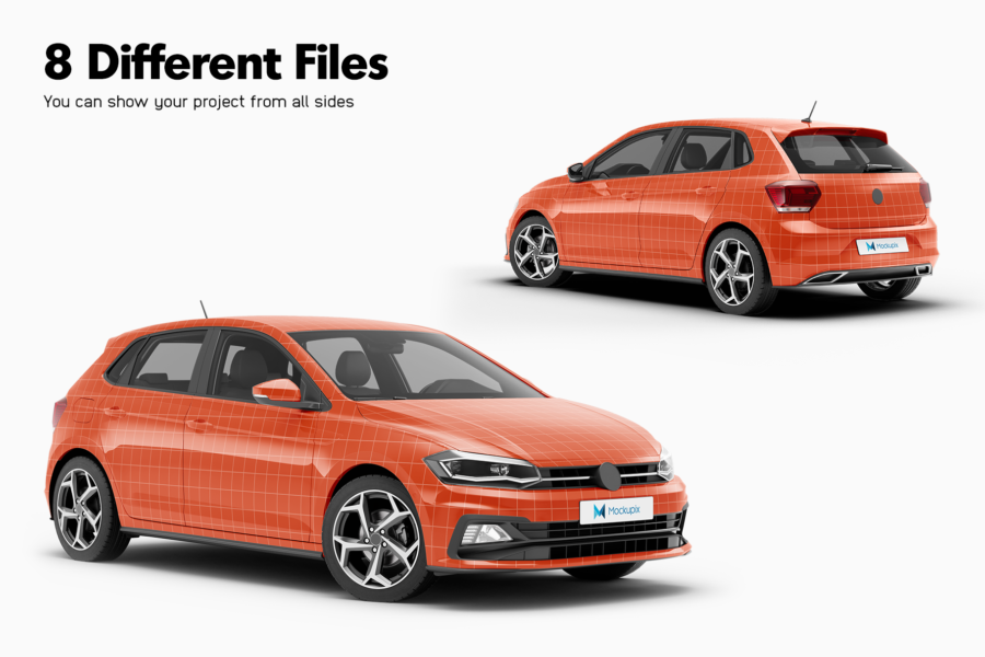 volkswagen polo mockup