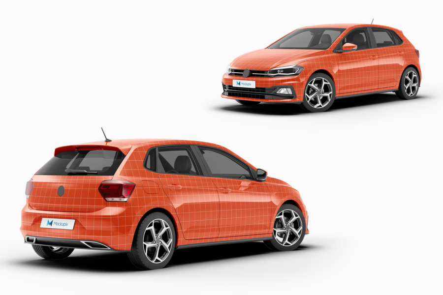 volkswagen polo mockup