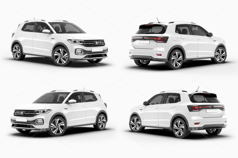 volkswagen t-cross mockup