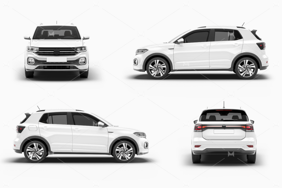 volkswagen t-cross mockup