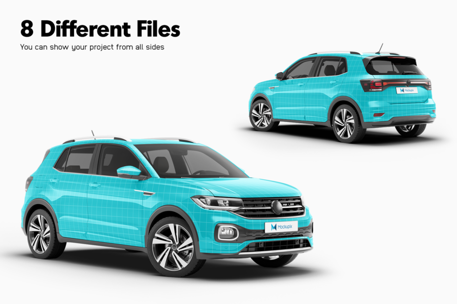 volkswagen t-cross mockup