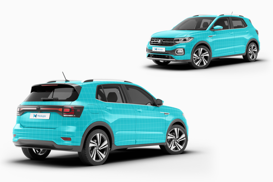 volkswagen t-cross mockup