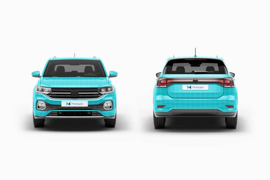 volkswagen t-cross mockup